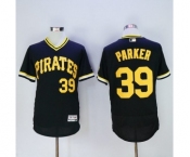 Men Pittsburgh Pirates #39 dave parker Majestic black Flexbase Authentic Collection Cooperstown Player Jersey