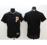 Men Pittsburgh Pirates blank Majestic black Flexbase Authentic Collection Player Jersey