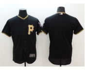 Men Pittsburgh Pirates blank Majestic black Flexbase Authentic Collection Player Jersey