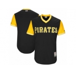 Men's 2017 Little League World Series Pittsburgh Pirates Black Jersey