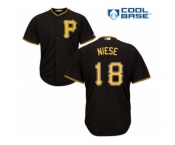 Men's Majestic Pittsburgh Pirates #18 Jon Niese Authentic Black Alternate Cool Base MLB Jersey