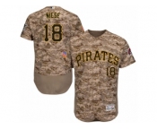Men's Majestic Pittsburgh Pirates #18 Jon Niese Camo Flexbase Authentic Collection MLB Jersey