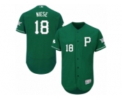 Men's Majestic Pittsburgh Pirates #18 Jon Niese Green Celtic Flexbase Authentic Collection MLB Jersey