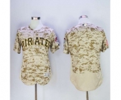 Men's Pittsburgh Pirates Blank Majestic Camo Flexbase Authentic Collection Jersey