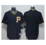 Pittsburgh Pirates Blank Black New Cool Base Stitched Baseball Jersey