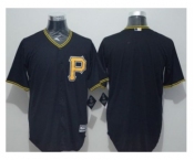 Pittsburgh Pirates Blank Black New Cool Base Stitched Baseball Jersey