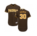 Men San Diego Padres #30 Eric Hosmer Brown Flexbase Authentic Collection Stitched MLB Jersey
