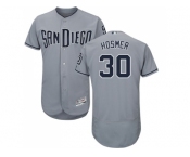 Men San Diego Padres #30 Eric Hosmer Gray Flexbase Authentic Collection Stitched Baseball Jersey