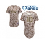 Men's Majestic San Diego Padres #10 Alexei Ramirez Replica Camo Alternate 2 Cool Base MLB Jersey