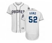 Men's Majestic San Diego Padres #52 Brad Hand White Flexbase Authentic Collection MLB Jersey