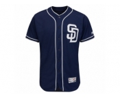 Men's San Diego Padres Majestic Alternate Blank Navy Flex Base Authentic Collection Team Jersey