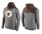 Men's San Diego Padres Nike Gray Cooperstown Collection Hybrid Pullover Hoodie
