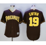 San Diego Padres #19 Tony Gwynn Coffee New Cool Base Stitched MLB Jersey