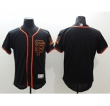Men San Francisco Giants Blank Majestic Black Flexbase Authentic Collection Team Jersey