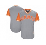 Men's 2017 Little League World Series San Francisco Giants Gray Jersey