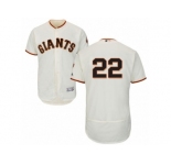 Men's Majestic San Francisco Giants #22 Will Clark Cream Flexbase Authentic Collection MLB Jersey