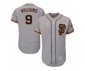 Men's Majestic San Francisco Giants #9 Matt Williams Gray Flexbase Authentic Collection MLB Jersey