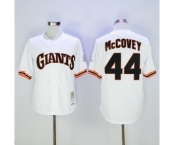 Men's Mitchell and Ness San Francisco Giants #44 Willie McCovey Authentic White 1989 Throwback MLB Jersey