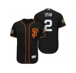 Men's San Francisco Giants #2 Denard Span 2017 Spring Training Flex Base Authentic Collection Stitched Baseball Jersey