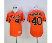 Men's San Francisco Giants #40 Madison Bumgarner Majestic Orange 1978 Turn Back The Clock Flex Base Jersey