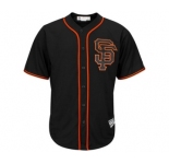 Men's San Francisco Giants Blank Majestic Black Cool Base Jersey