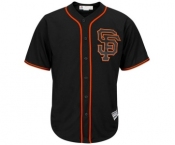 Men's San Francisco Giants Blank Majestic Black Cool Base Jersey