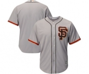 Men's San Francisco Giants Blank Majestic Gray Cool Base Jersey