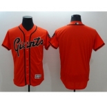 Men's San Francisco Giants Blank Majestic Orange Flexbase Authentic Collection Team Jersey