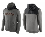 Men's San Francisco Giants Nike Gray Cooperstown Collection Hybrid Pullover Hoodie
