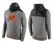 Men's San Francisco Giants Nike Gray Cooperstown Collection Hybrid Pullover Hoodie_1