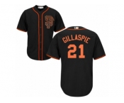 San Francisco Giants #21 Conor Gillaspie Black New Cool Base Stitched Baseball Jersey
