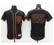 San Francisco Giants #25 Barry Bonds Black Flexbase Authentic Collection Alternate Stitched Baseball Jersey