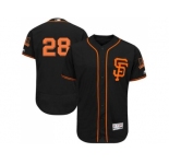 San Francisco Giants #28 Buster Posey Black Flexbase Authentic Collection Alternate Stitched MLB Jersey