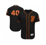 San Francisco Giants #40 Madison Bumgarner Black Flexbase Authentic Collection Stitched MLB Jersey