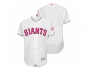 San Francisco Giants Blank White Home 2016 Mother's Day Flex Base Jersey