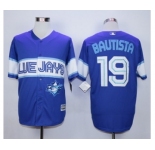 Men Toronto Blue Jays #19 Paul Molitor Blue Exclusive 2016 Official Cool Base Jersey