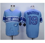 Men Toronto Blue Jays #19 Paul Molitor Light Blue Exclusive 2016 Official Cool Base Jersey