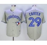 Men Toronto Blue Jays #29 Joe Carter Gray 2016 Official Cool Base Jersey