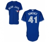 Men Toronto Blue Jays #41 Aaron Sanchez Blue Jersey