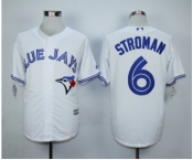 Men Toronto Blue Jays #6 Marcus Stroman White 2016 Official Cool Base Jersey
