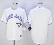 Men Toronto Blue Jays Blank White 2016 Official Cool Base Jersey