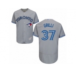 Men's Majestic Toronto Blue Jays #37 Jason Grilli Grey Flexbase Authentic Collection MLB Jersey