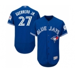 Men's Toronto Blue Jays #27 Vladimir Guerrero Jr. Royal Blue Alternate Flex Base Authentic Collection Baseball Jersey