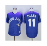 Toronto Blue Jays #11 Kevin Pillar Blue New Cool Base 40th Anniversary Stitched Baseball Jersey