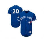 Toronto Blue Jays #20 Josh Donaldson Blue 2017 Spring Training Flexbase Authentic Collection Stitched Baseball Jersey