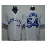 Toronto Blue Jays #54 Roberto Osuna White New Cool Base Stitched Baseball Jersey