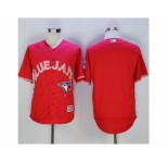 Toronto Blue Jays Blank Red New Cool Base 40th Anniversary Stitched Baseball Jersey