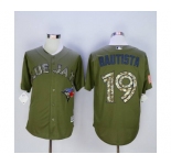 mlb jerseys toronto blue jays #19 bautista green[bautista]