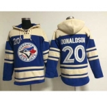 mlb jerseys toronto blue jays #20 donaldson blue[pullover hooded sweatshirt]