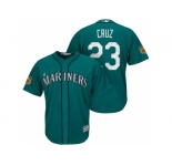 Men's Seattle Mariners #23 Nelson Cruz 2017 Spring Training Cool Base Stitched MLB Jersey